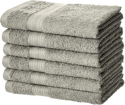 6 Piece hand towels for bathroom