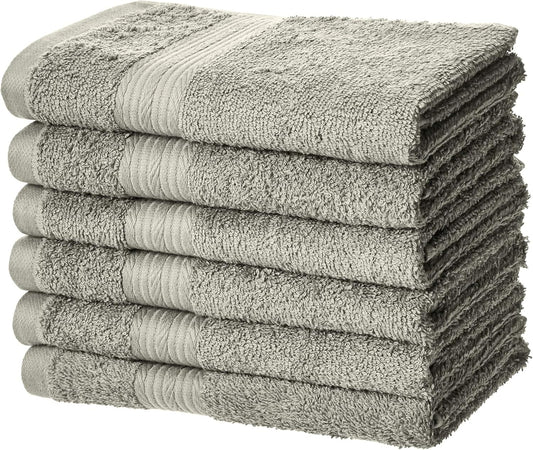 6 Piece hand towels for bathroom